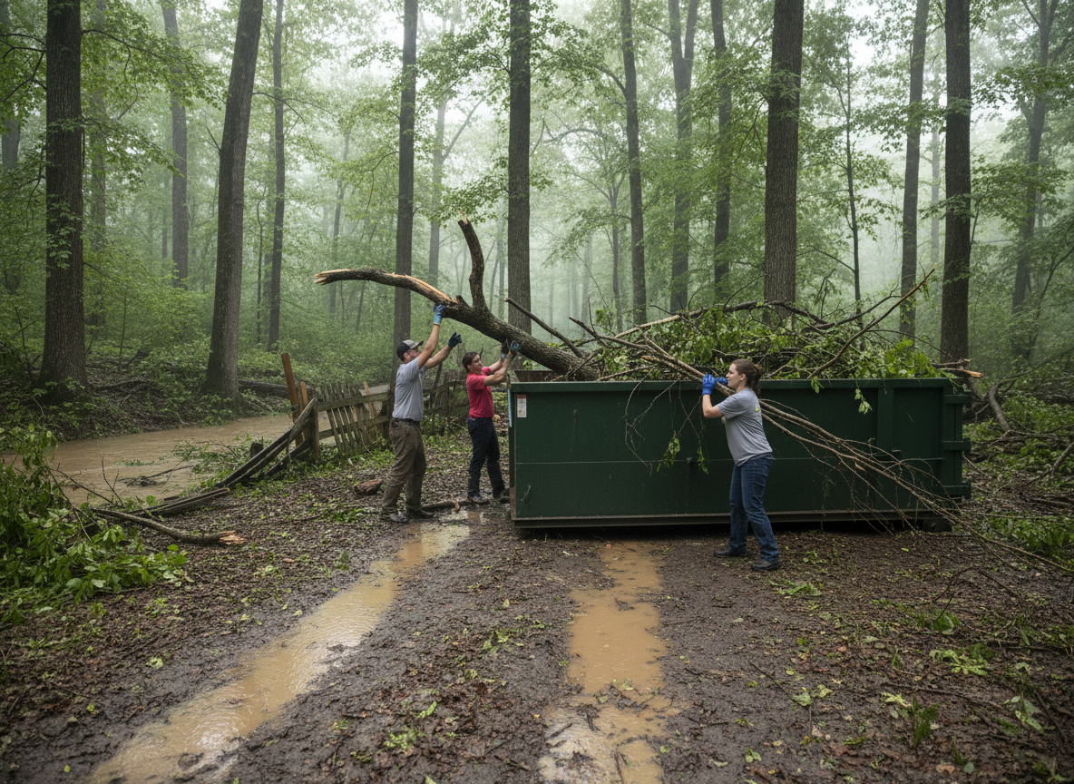 How to Handle Storm Debris Removal After Heavy Ozarks Rains